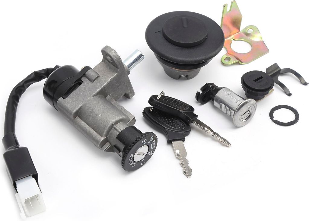 Zündschalter Assembly 4 -Wire für Gas -Scooter 50cc 150cc 139Qmb Gy6 Chinese Moped Nove
