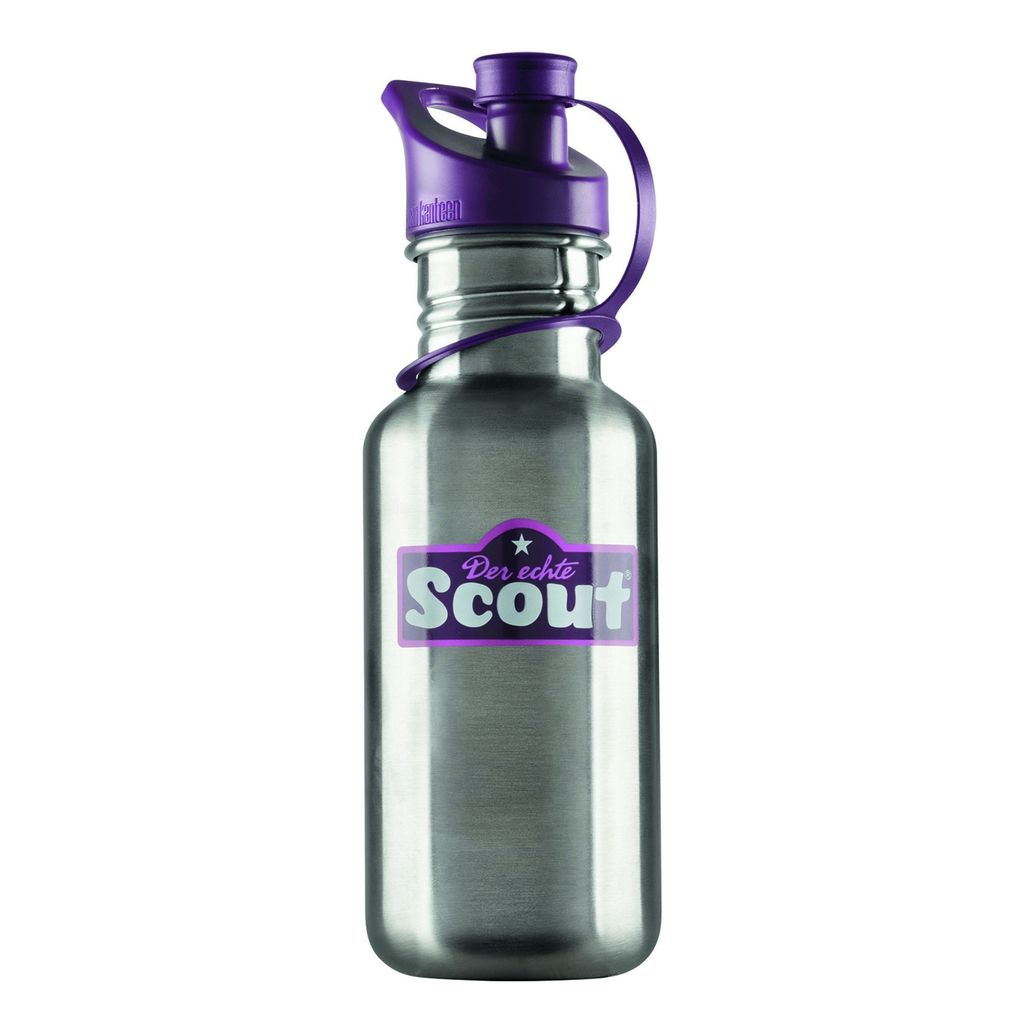 Scout Edelstahl Trinkflasche Violett