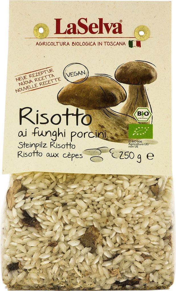 LaSelva Risotto mit Steinpilzen neue Rezeptur - 250g Produktbild 