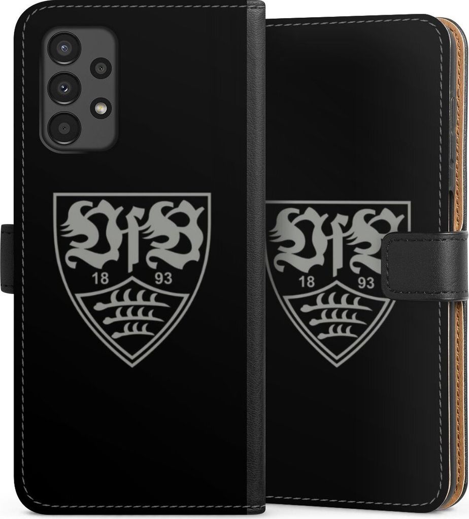 DeinDesign Klapphülle für Samsung Galaxy A13 4G Handytasche Lederhülle Tasche Logo Offizielles Lizenzprodukt VfB Stuttgart