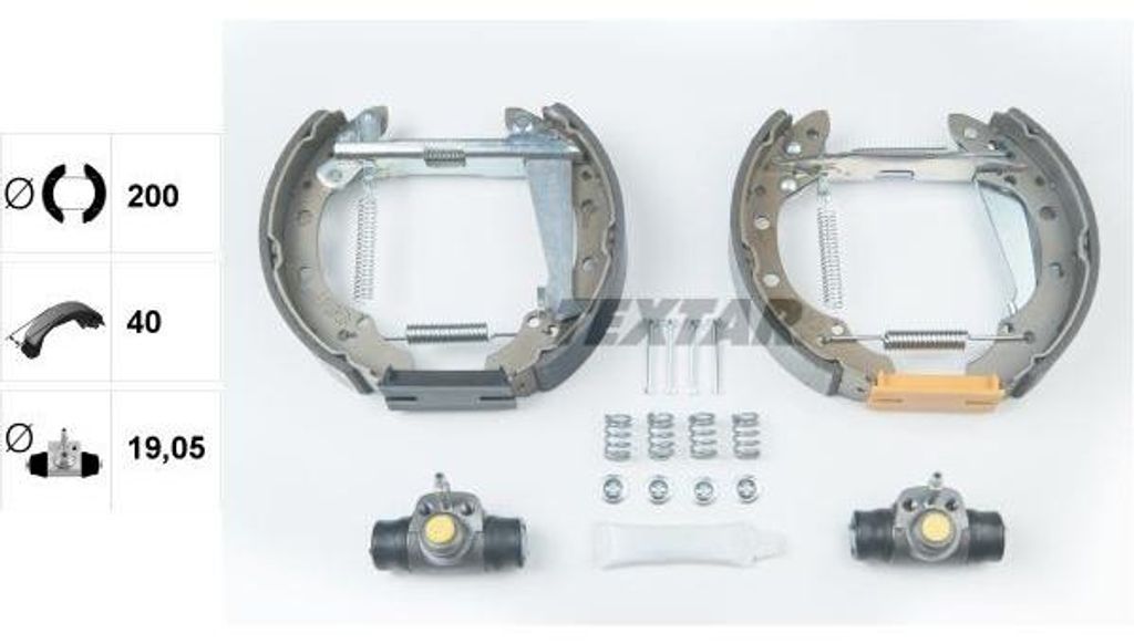 Bremsbackensatz TEXTAR 84044700