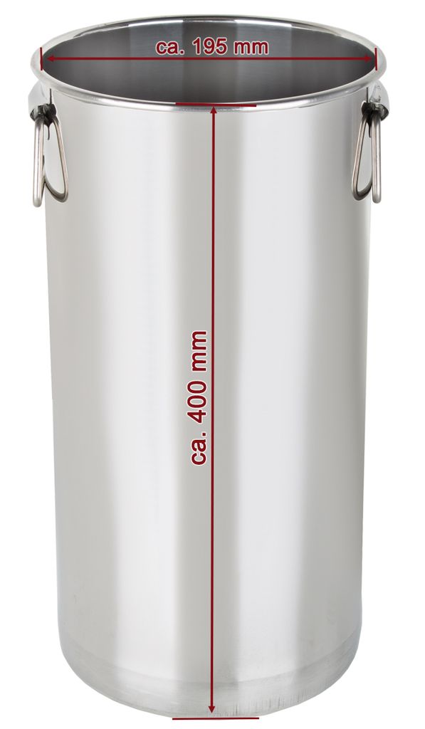 Beeketal Edelstahleimer Eimer versch. Ausführungen, Produktbild 