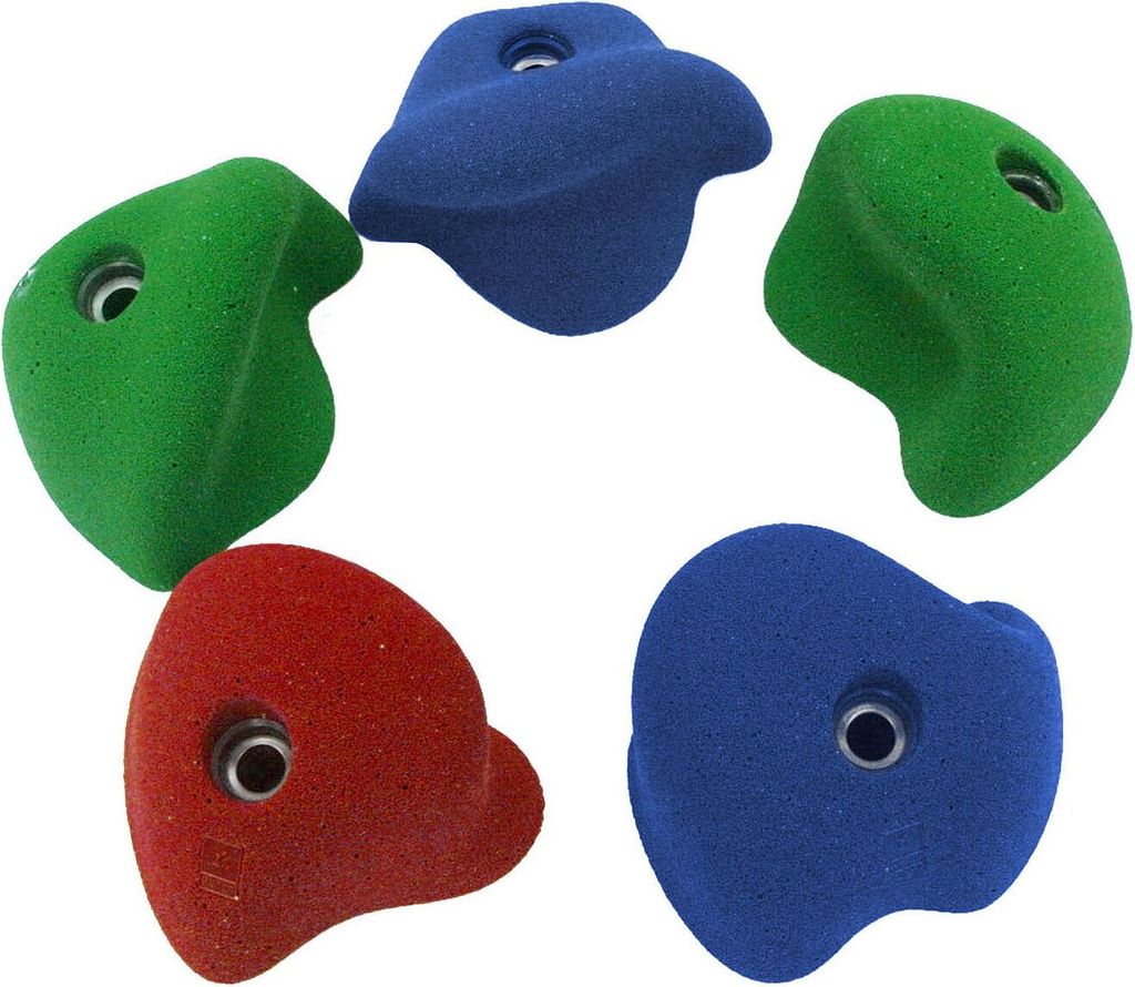 Sport-Thieme Klettergriff-Set "Superleicht", Mit Befestigungsmaterial für Indoor-Kletterwand, Set C