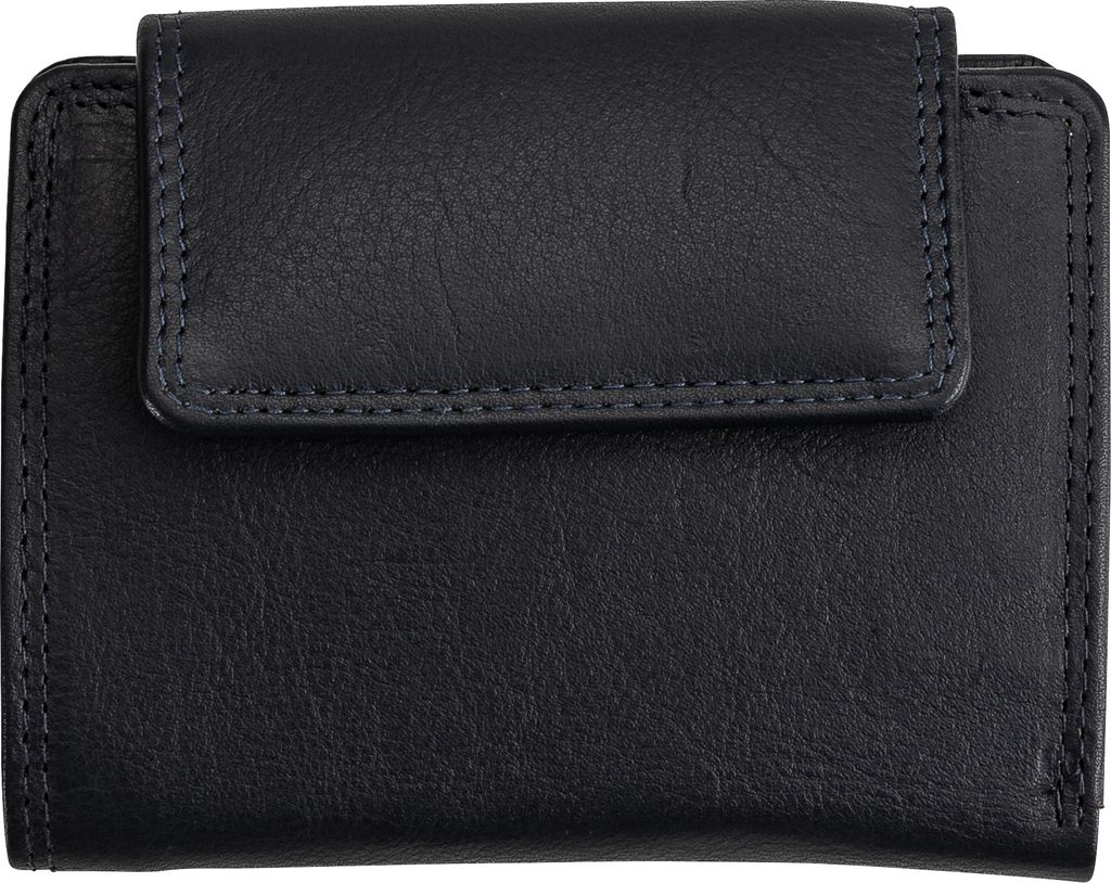 Josephine Osthoff Geldbörse Damen Portemonnaie klein KleinGeldbörse Herren slim Münzbörse Geldbeutel mit Münzfach echt Leder RFID-Schutz (938)