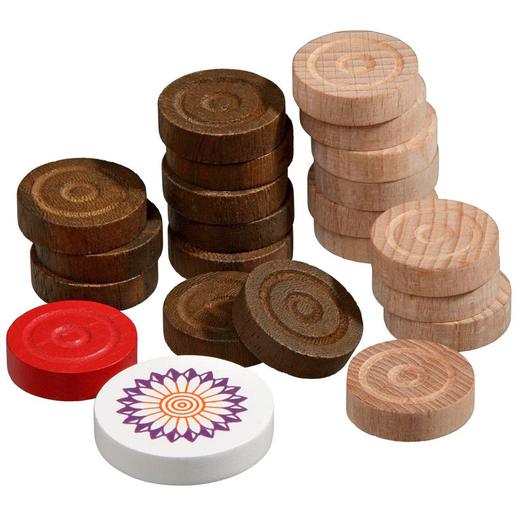 Philos Classic Carrom Spielfiguren Set