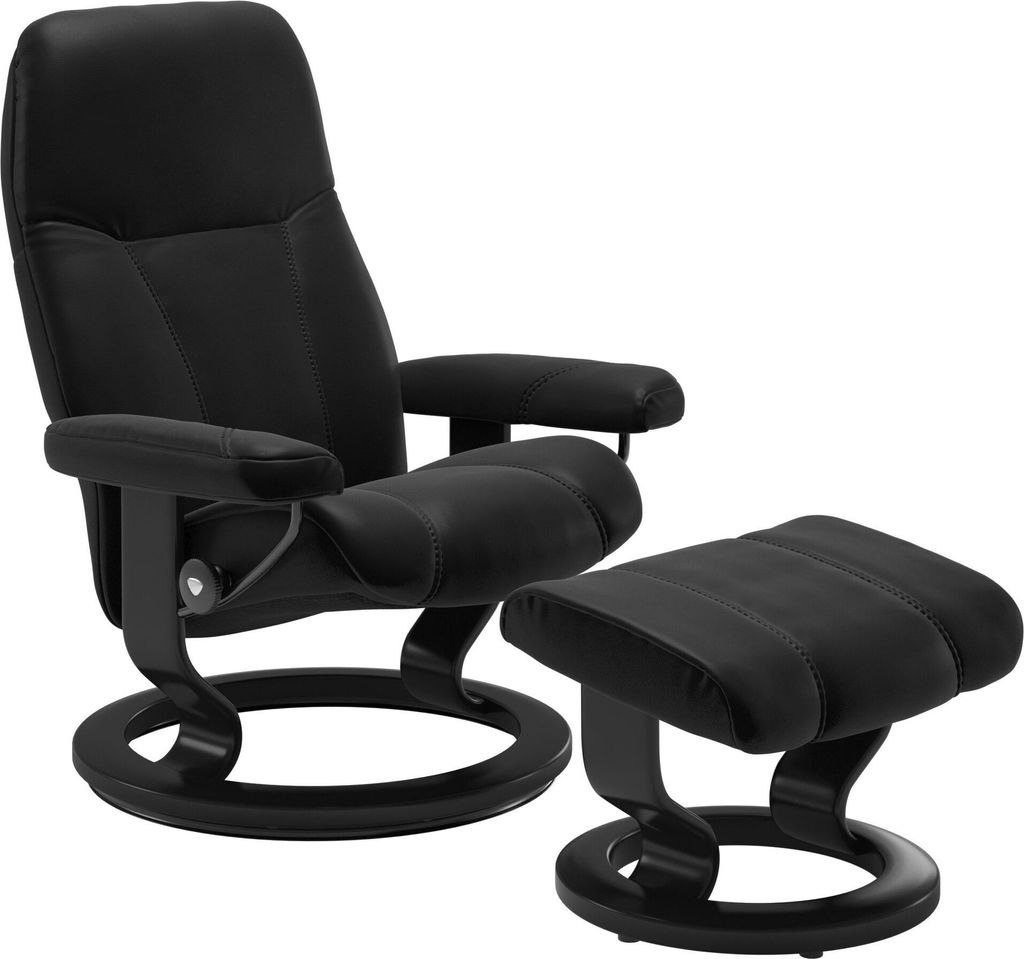 Stressless® Relaxsessel Consul L Classic, mit Hocker, Leder Produktbild 