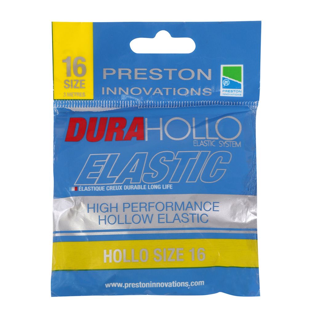 Preston Innovations Dura Hollo Slip Elastische Linie Gelb Gelb One Size