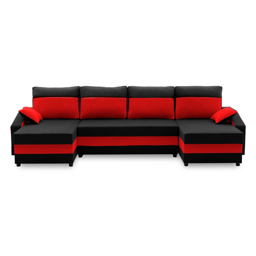 Ecksofa SPARTA U-FORM mit Schlaffunktion BONELL - Eckcouch Produktbild 