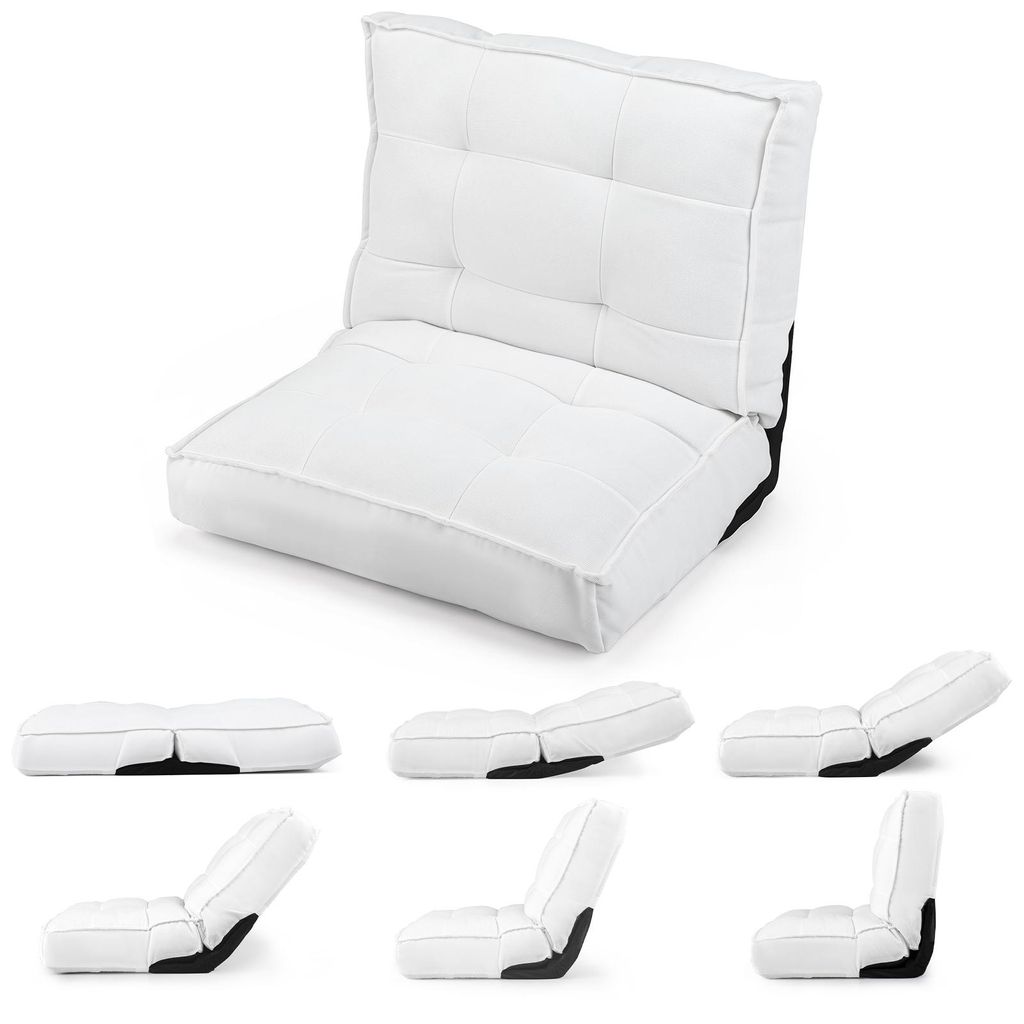 COSTWAY Klappbarer Relaxsessel, Bodenstuhl mit Produktbild 