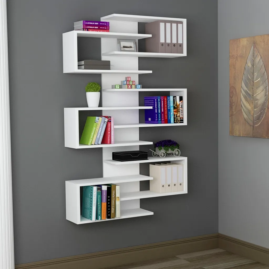 Étagère Lotus Blanche Design Scandinave - Skye Decor 161 cm de Hauteur