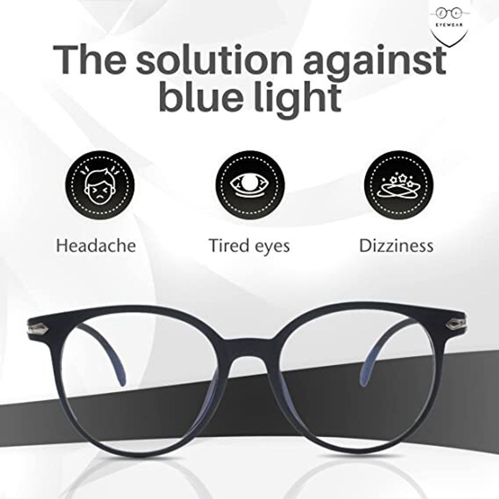 OPULIZE Blaulichtfilter Brille - Entspiegelt Für Computer & Gaming