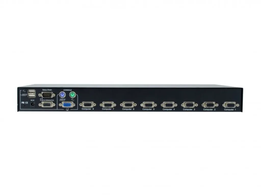 Switch KVM 8 Ports VGA avec Support Double Interface USB PS/2 Combo - 2