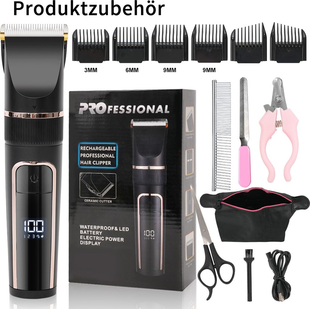 CMYbabee Leise Hundeschermaschine dichtes fell, Produktbild 9
