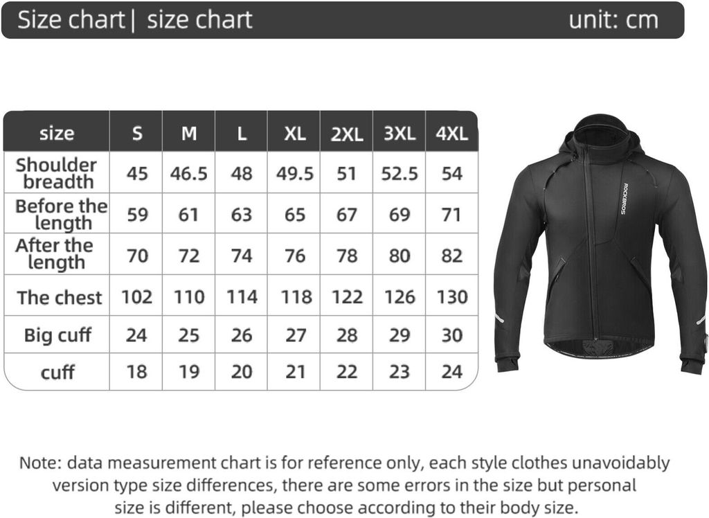 ROCKBROS Fahrradjacke Herren Elastisch Atmungsaktiv Produktbild-Vorschau 8