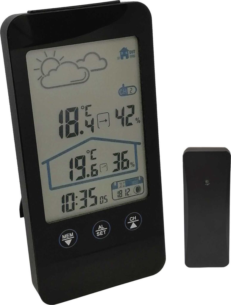 Stazione meteo radio Mebus 11908 Immagine del prodotto 