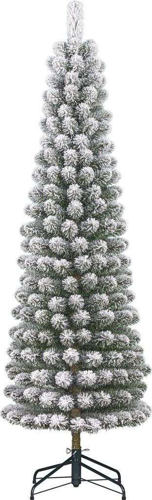 Black Box Trees Künstlicher Weihnachtsbaum mit Schnee – Christmas Tree H215 x Ø56 cm – Green Frosted