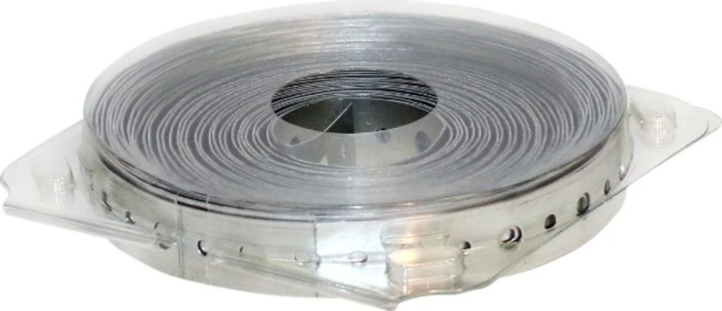 BKshop | Lochband - Montageband - 19 x 0,7 mm - 10 m Rolle - Stahl verzinkt