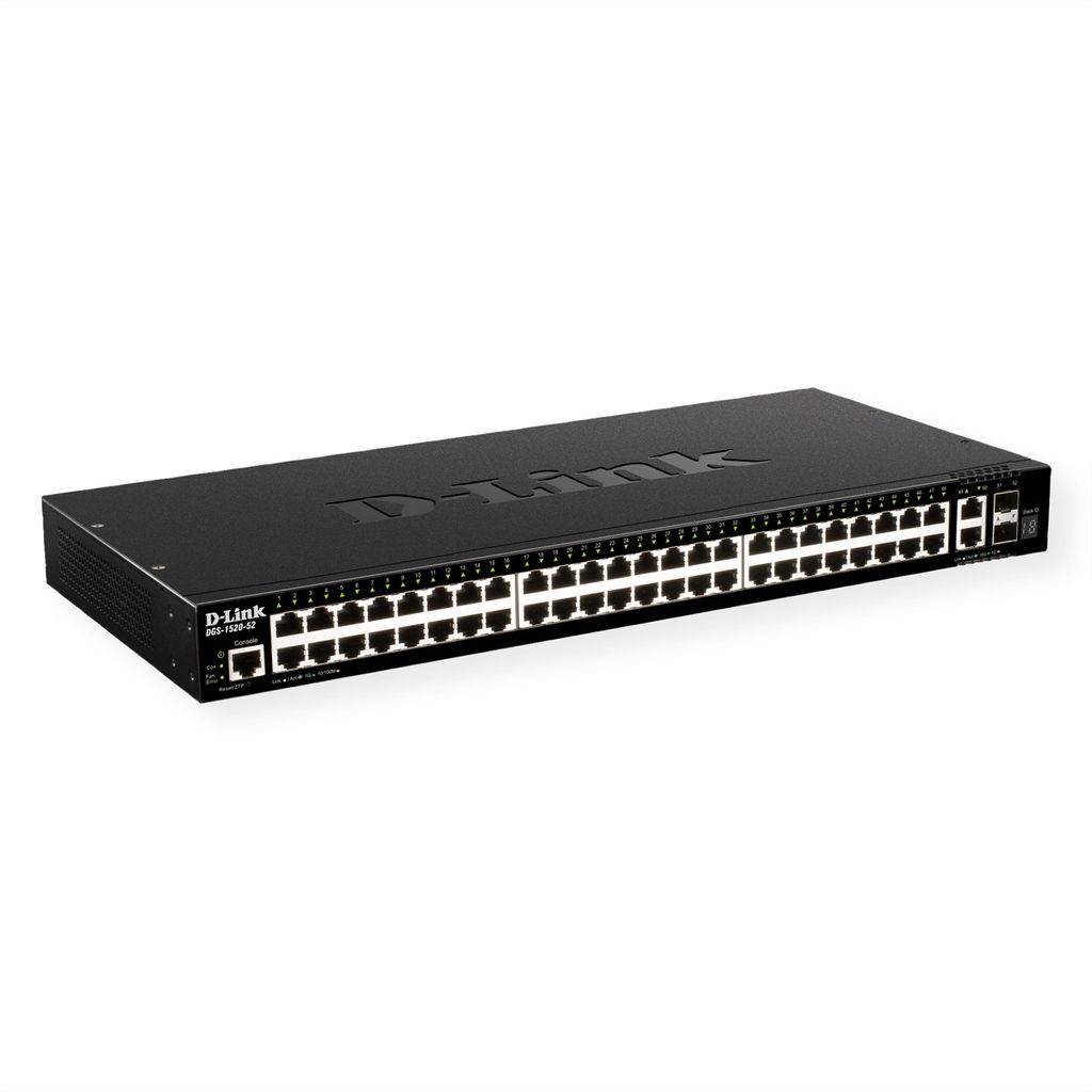 D-Link DGS-1520-52/E 52-Port Smart Managed Gigabit Stack Produktbild 