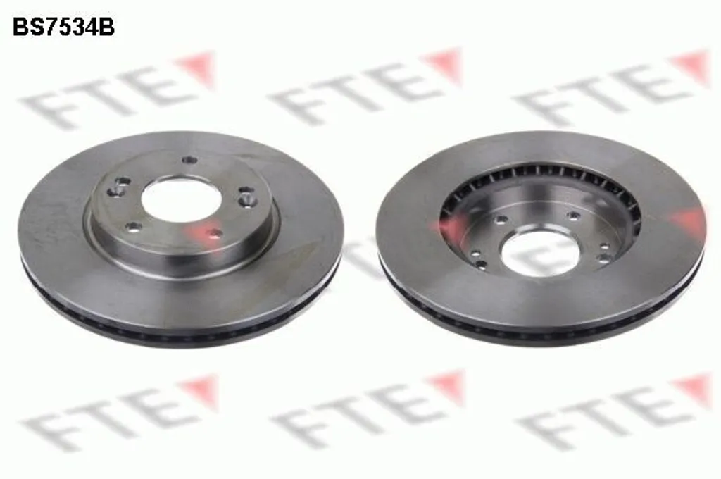 2x FTE Disque de frein avant COATED RANGE 9082051 - Performance OE