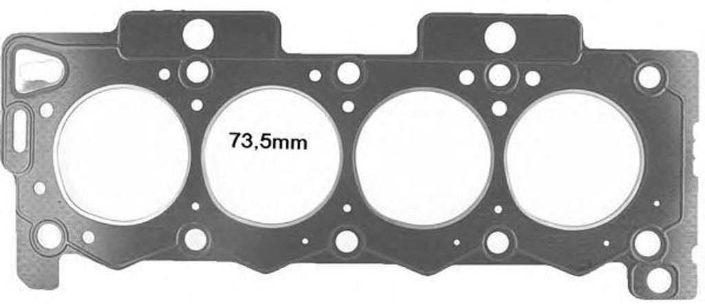 GLASER H80370-00 Zylinderkopfdichtung passend für PEUGEOT 206 Schrägheck (2A/C) 206+ Schrägheck (2L, 2M) 106 II Schrägheck (1A, 1C) 206 SW (2E/K)