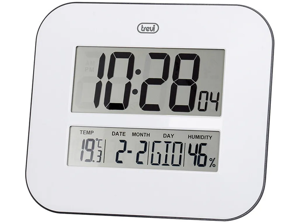 Orologio Digitale Trevi OM 3520 D Bianco: Design Moderno con Igrometro