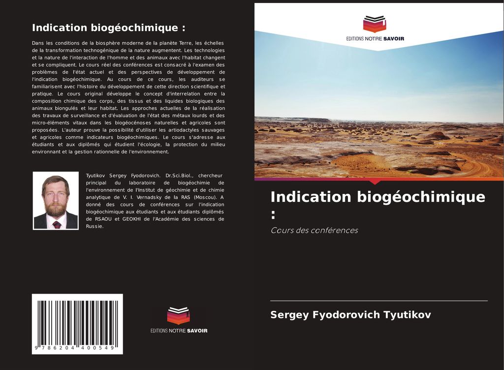 Indication biogéochimique :