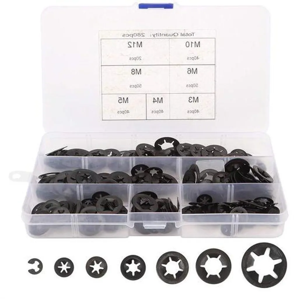 Assortiment de Rondelles d'Étanchéité et Verrouillage Rapide M3-M12