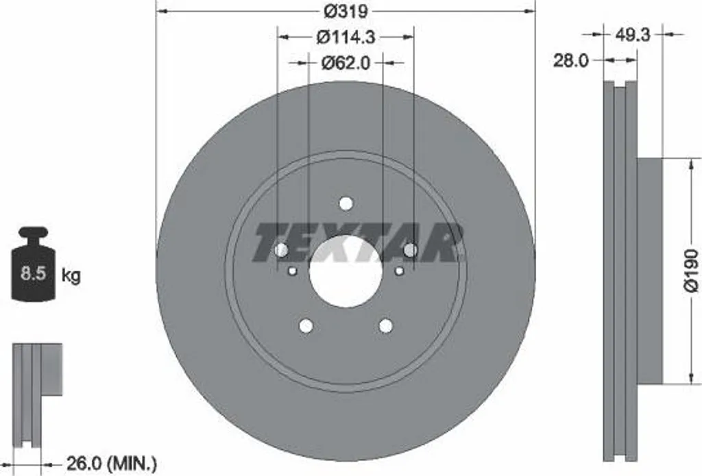 Disque de Frein de Rechange OE pour Lexus RX - Restaurez votre Freinage