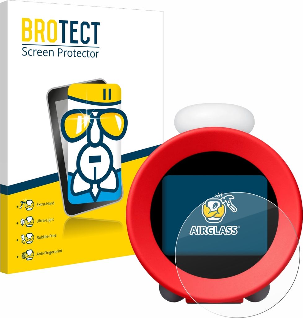 BROTECT Schutzglas für Nintendo Sound Clock Alarmo Schutzfolie Panzer Folie Glas Display Schutz klar