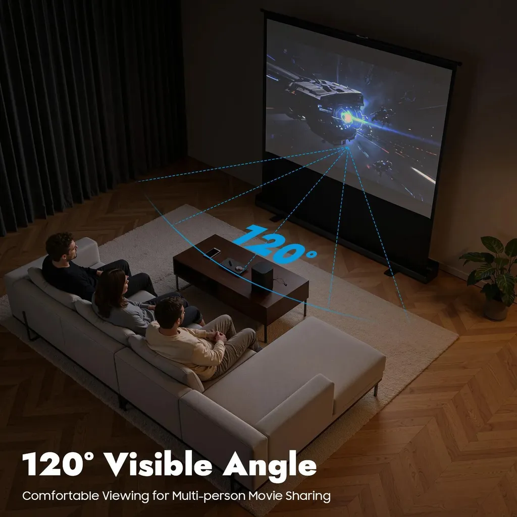 Écran de projection pour salle de réunion - Diagonale 204 cm Pied inclus