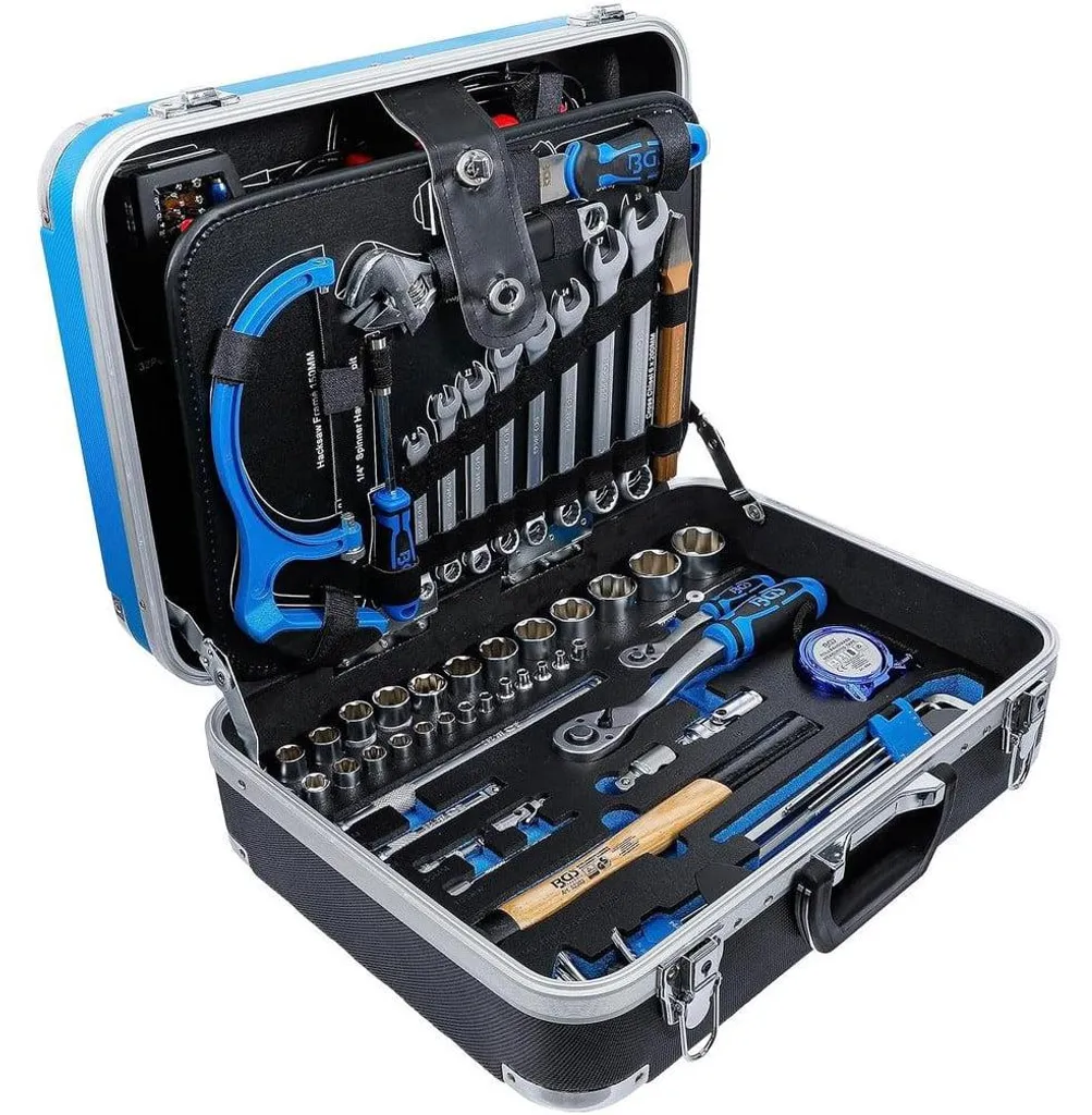 Caisse à Outils Électricien D-Work 118 pcs en Acier | Valise Complète