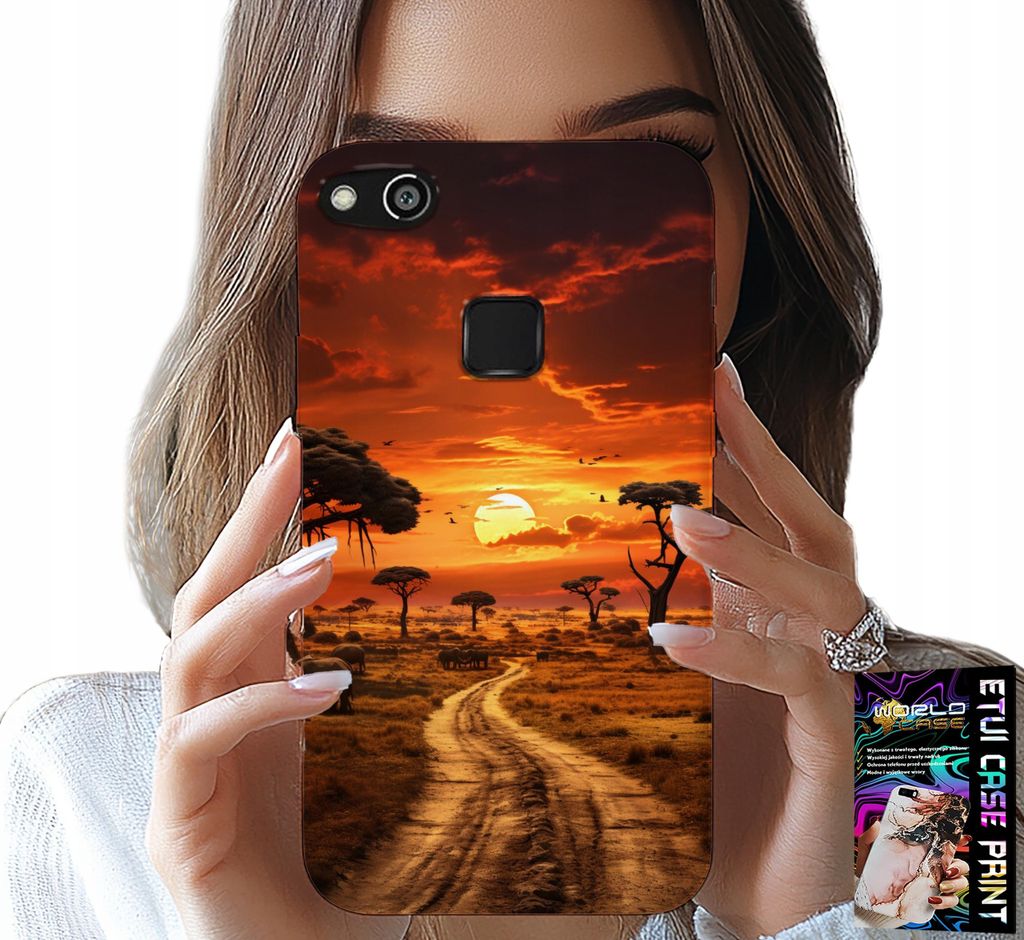 Fall Für Huawei P9 Lite 2016 - Safari Afrika Sonnenuntergang Schöne Aussicht