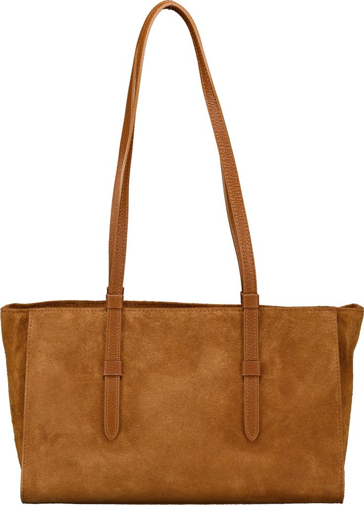 Hausfelder Manufaktur Shopper Velours Braun onesize