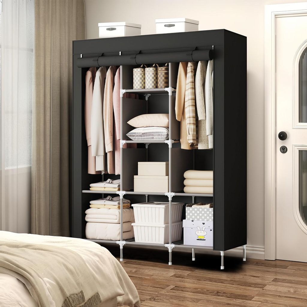Gliese Stoffkleiderschrank Kellerregal Faltkleiderschrank, Produktbild 