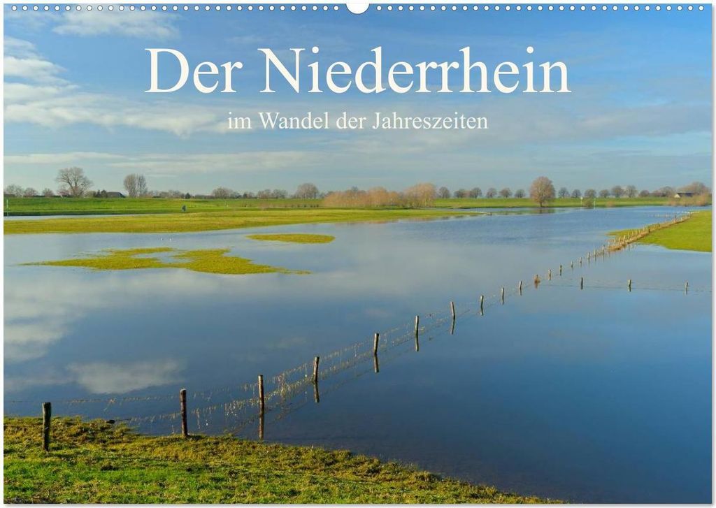 Der Niederrhein im Wandel der Jahreszeiten (Wandkalender 2026 DIN A2 quer), CALVENDO Monatskalender