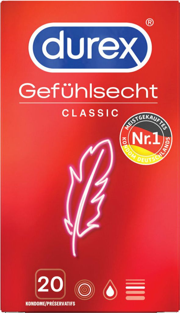 DUREX Gefühlsecht Classic 20 St. -New Design- Produktbild 