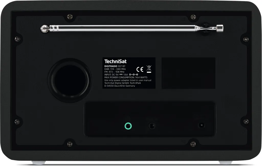 Technisat DigitRadio 307 BT noir : Radio DAB+ Bluetooth haute clarté - 5