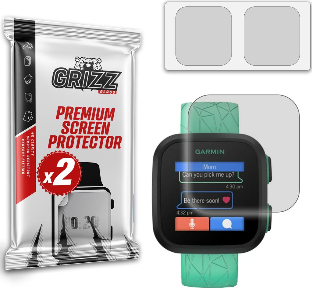 Matte Folie GrizzGlass PaperScreen für Garmin Bounce