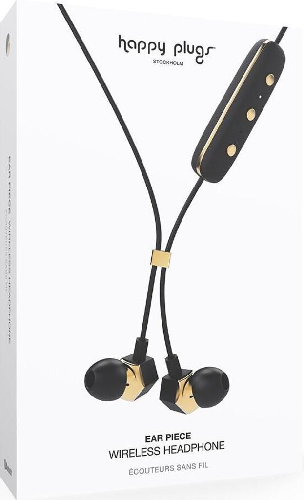 Happy Plugs Ear Piece Wireless, schwarz