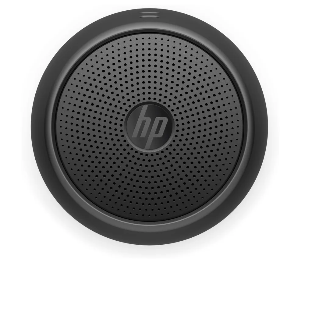 Enceinte nomade HP Bluetooth 360 noire - Audio portable pour smartphone