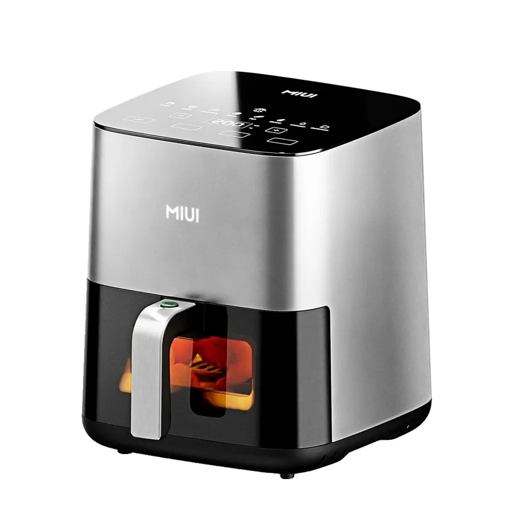 Air Fryer Digitale 5L Grigio - Tecnologia Touch & Cottura 360°