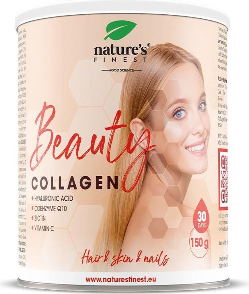 Nature's Finest Beauty Collagen mit Hyaluronsäure und Coenzym Q10 - 150 g