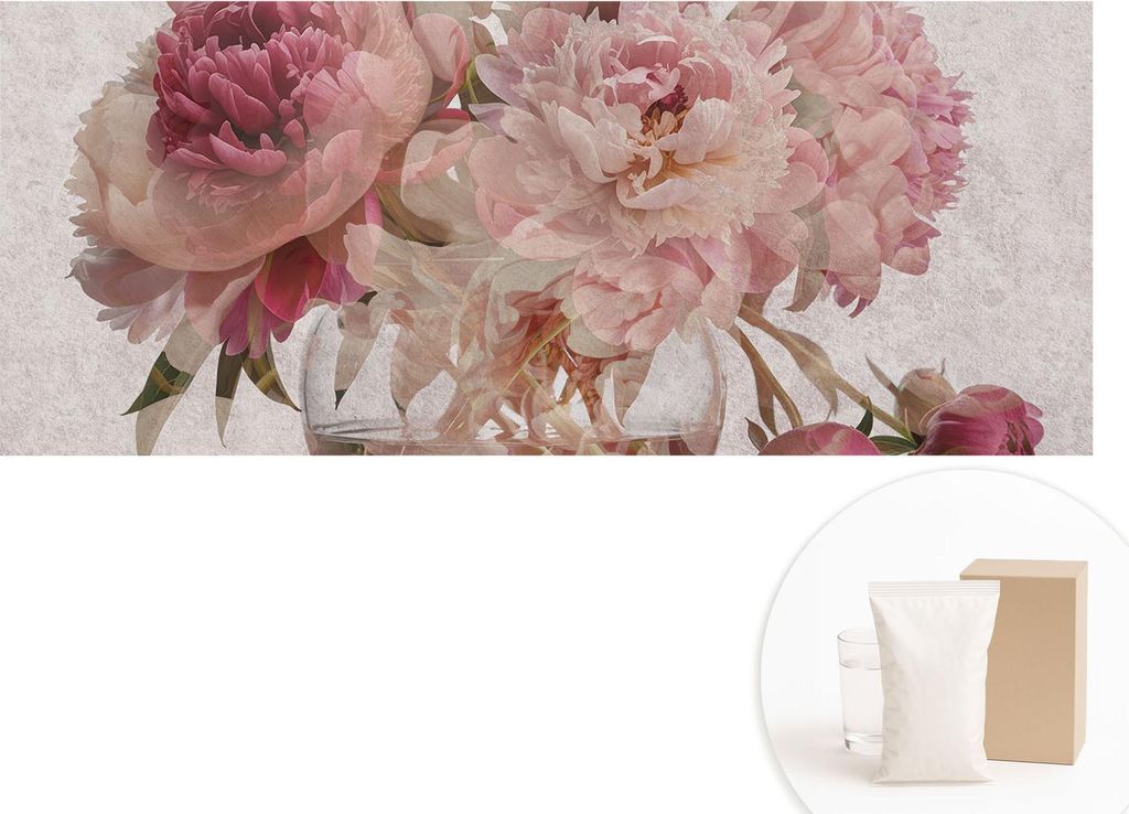 Fototapete - Wandbilder für Wohnzimmer - 208x146 cm - Dekorative Wandfolie - Modernes Design für Wanddekoration - Tapeten für Innenräume - Pfin...