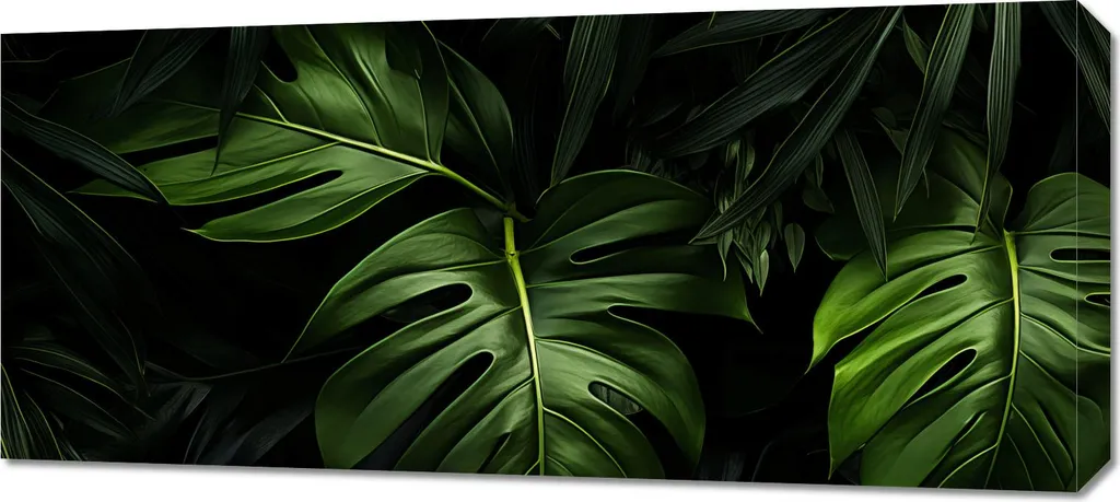 Quadro Zen Sussurro Verde 90x40 - Arte Rilassante per la Tua Casa