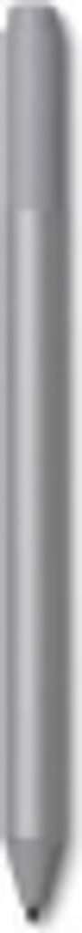 A close-up, studio shot of a silver stylus pen.