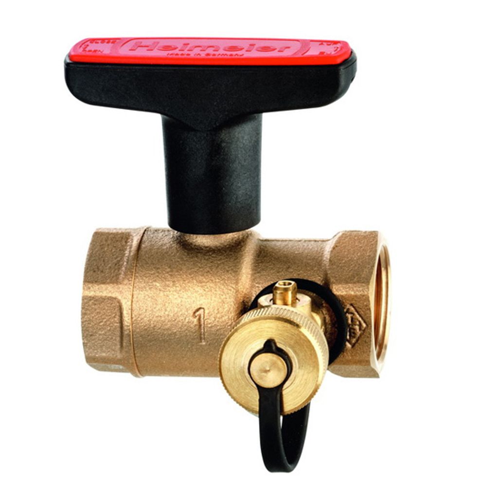 Heimeier 0615-03.000 Heizungskugelhahn Globo H DN 20 Innengewinde, mit Entleerung