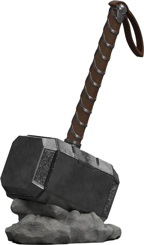 Tirelire Marteau de Thor CD808 - Objet Déco Marvel Gris et Marron