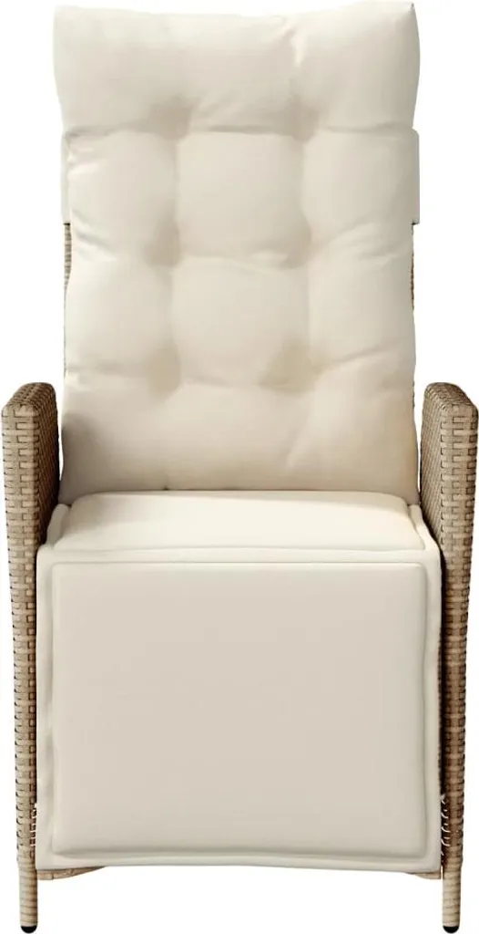 vidaXL Poltrona Giardino Poly Rattan Beige - Analisi Comfort e Durata - 4