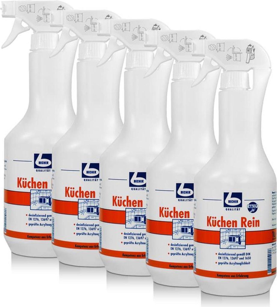 Dr. Becher Küchen Rein Sprühflasche 1L für desinfizierende Produktbild 
