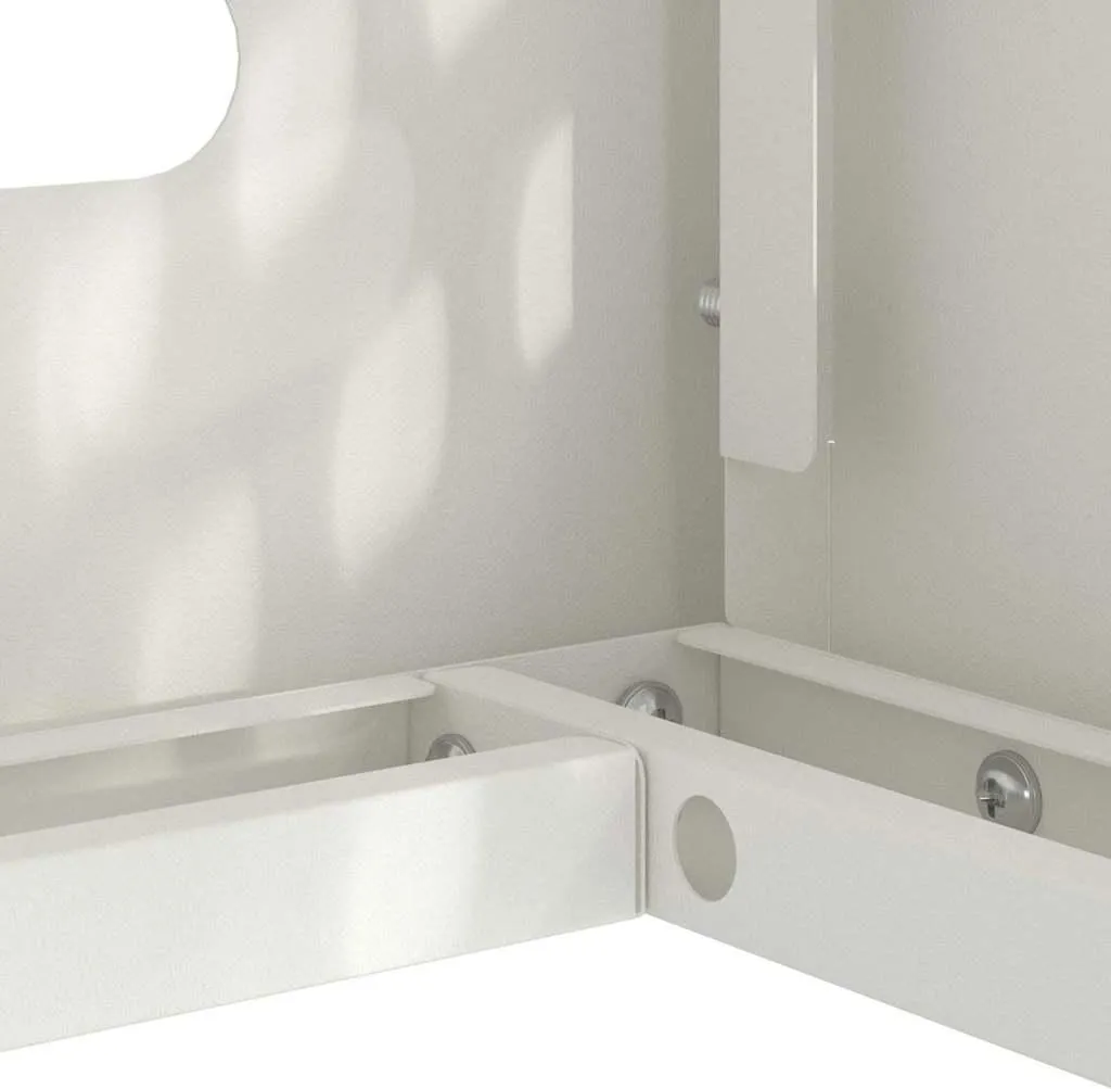 Housse rigide Climatiseur Acier Blanc 110 cm - Structure anti-corrosion - 9